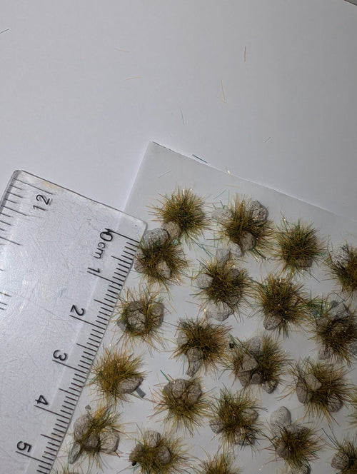 100x self adhesive rocky dead grass Tufts