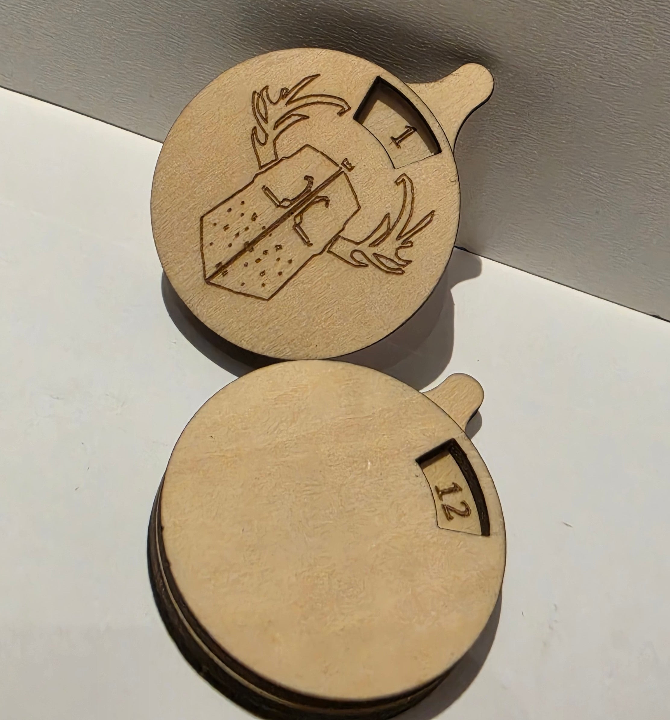 Turn counter ply wood pack of 2