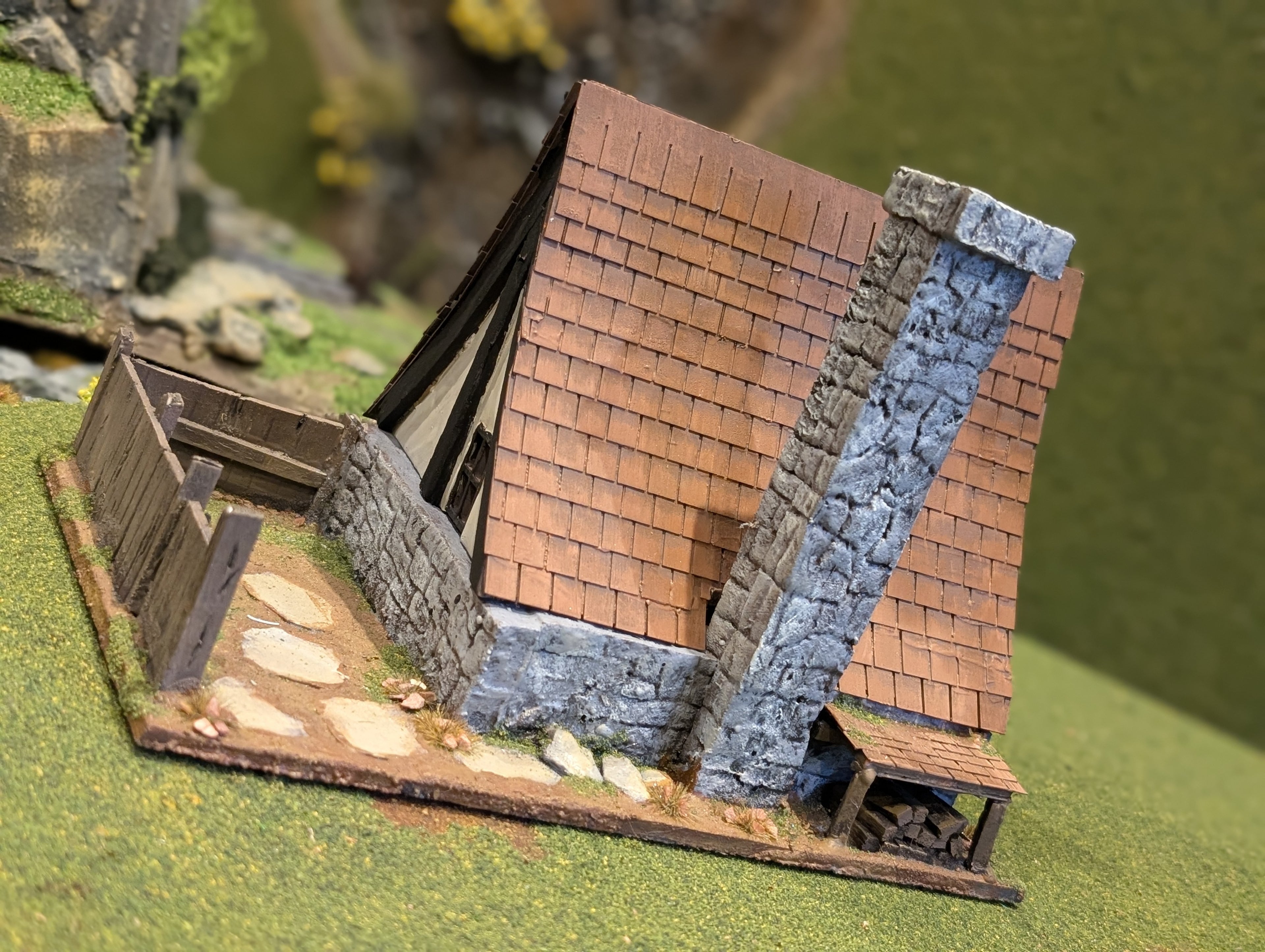 Scratch built cottage