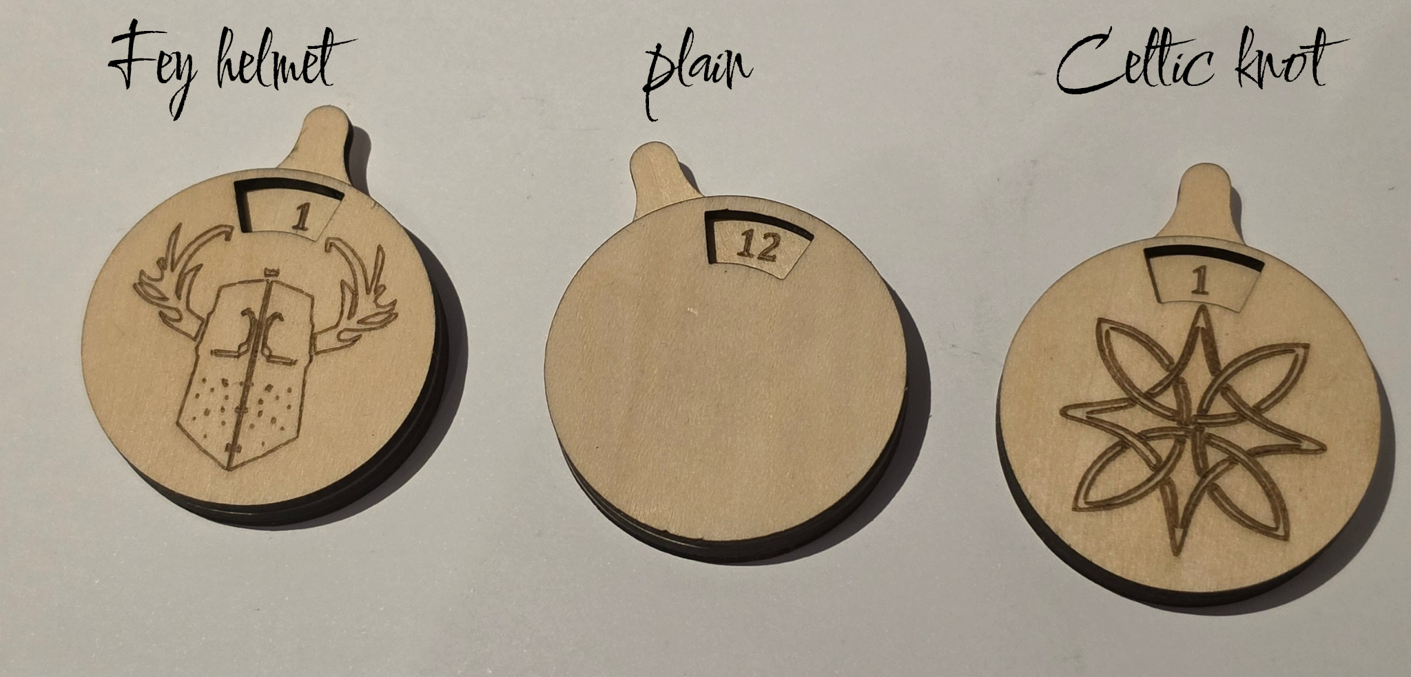 Turn counter ply wood pack of 2